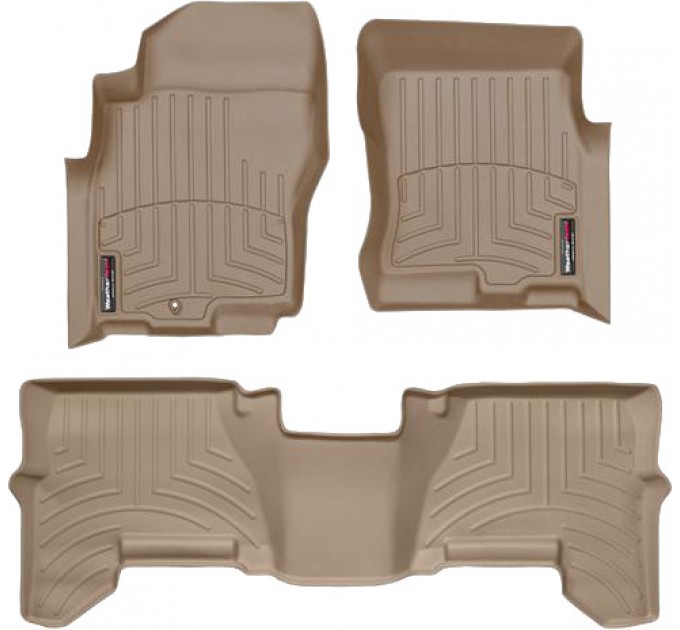Коврики Weathertech Beige для Nissan Pathfinder (US)(mkIII) / Nissan Xterra (N50)(1-2 row)(1 fixing) 2005-2008, ціна: 10 779 грн.
