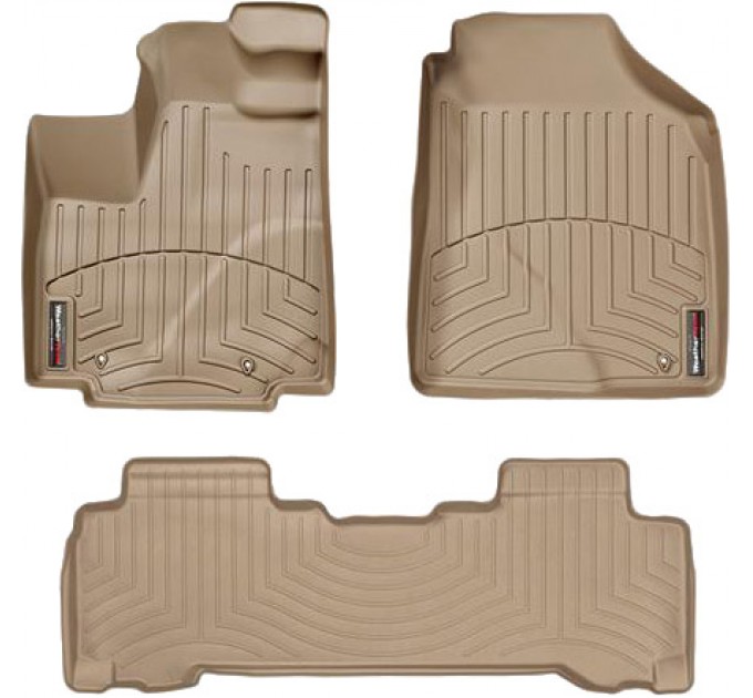 Коврики Weathertech Beige для Acura MDX; Honda Pilot (mkI) 2001-2004, ціна: 10 779 грн.