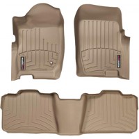 Коврики Weathertech Beige для Ford Explorer (mkIV); Mercury Mountaineer (mkIII)(1-2 row)(2 row bench seats or bucket no console) 2006-2010