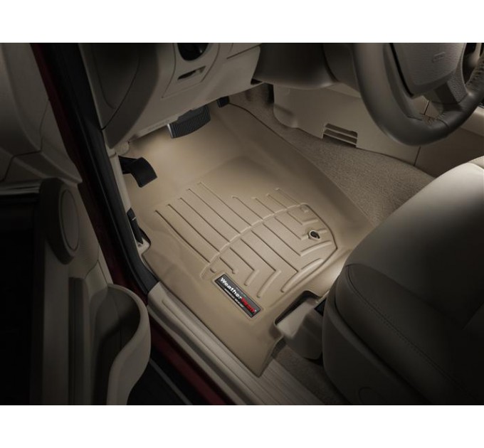 Коврики Weathertech Beige для Ford Explorer (mkIV); Mercury Mountaineer (mkIII)(1-2 row)(2 row bench seats or bucket no console) 2006-2010, ціна: 10 779 грн.