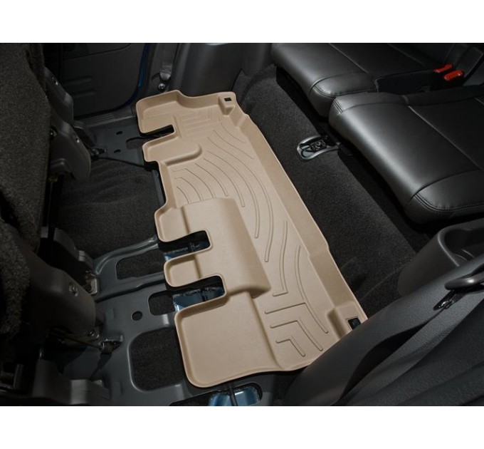 Коврик WeatherTech Beige для Ford Explorer (mkIV); Mercury Mountaineer (mkIII)(2 row bench seats or bucket without console)(3 row) 2006-2010, цена: 3 731 грн.