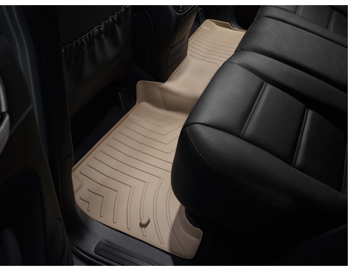 Коврики WeatherTech Beige для Volkswagen Touareg (mkI); Porsche Cayenne (mkI)(4 oval fixings) 2002-2008, цена: 12 666 грн.