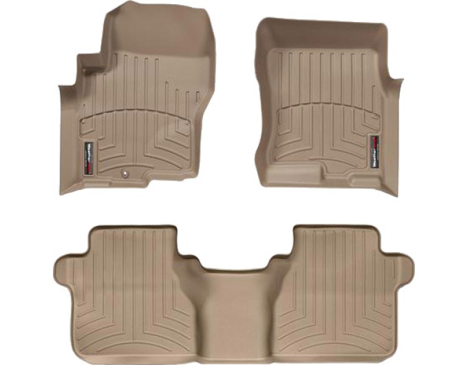 Коврики Weathertech Beige для Nissan Navara (double cab)(D40)(1 fixing)(no rockford system) 2005-2008; Suzuki Equator (double cab) 2008-2012, ціна: 12 426 грн.