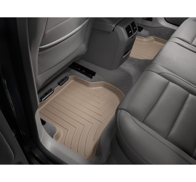 Килимки WeatherTech Beige для Volkswagen Golf (mkV-mkVI) / Jetta (mkV) / Scirocco (mkIII); Skoda Octavia (mkII)(2 row) 2003-2017, ціна: 3 731 грн.