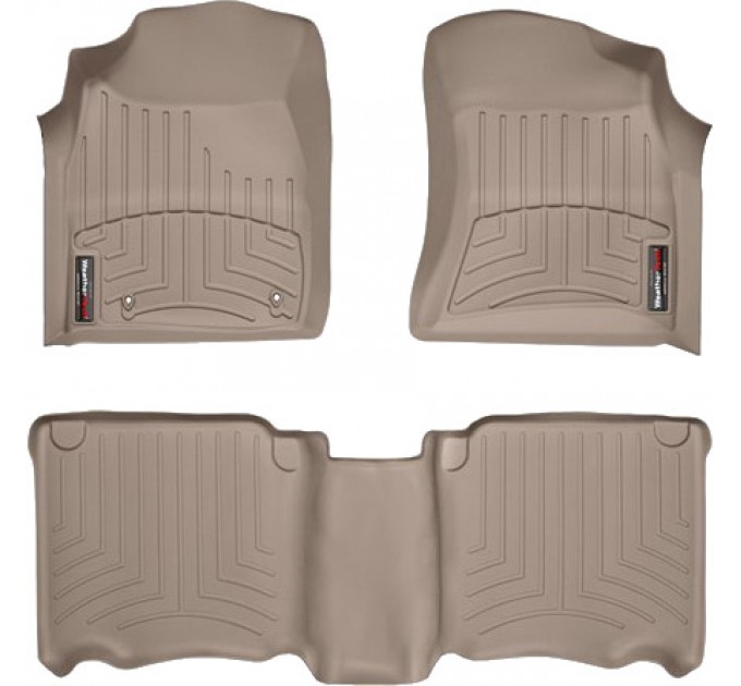 Коврики Weathertech Beige для Toyota Fortuner (mkI)(2 fixings hooks) 2004-2012, ціна: 10 986 грн.