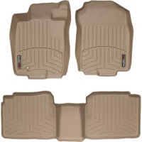 Коврики WeatherTech Beige для Ford Fusion (mkI); Lincoln MKZ (mkI); Mercury Milan (mkI)(2WD) 2006-2010 automatic (USA)