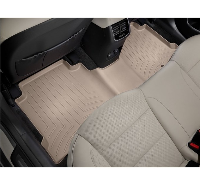 Коврики WeatherTech Beige для Kia Cadenza (mkII)(2 row) 2017→, цена: 4 562 грн.