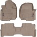 Коврики WeatherTech Beige для Lincoln Navigator / Navigator L (mkIV)(1-2 row)(2 row bucket with console) 2018-2020, цена: 10 986 грн.