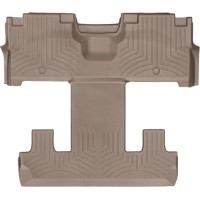 Килимки WeatherTech Beige для Ford Expedition (mkIV); Lincoln Navigator (mkIV)(2 row bucket seats without console)(2-3 row) 2018-2020