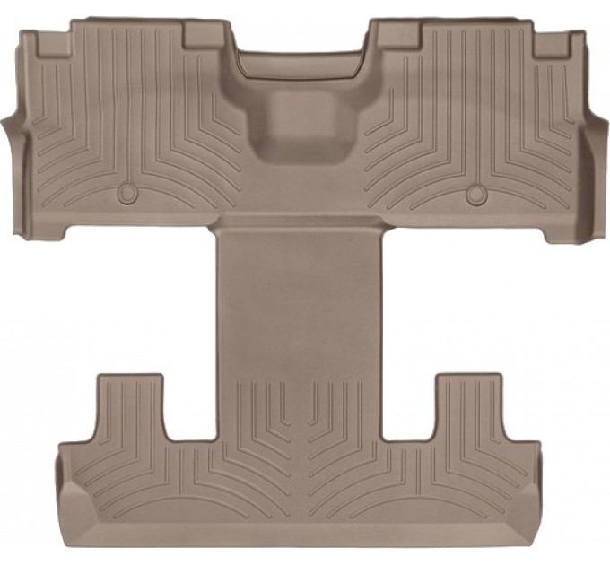 Килимки WeatherTech Beige для Ford Expedition (mkIV); Lincoln Navigator (mkIV)(2 row bucket seats without console)(2-3 row) 2018-2020, ціна: 6 424 грн.