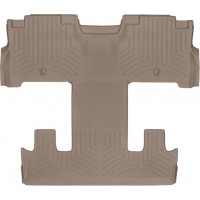 Килимки WeatherTech Beige для Ford Expedition Max (mkIV); Lincoln Navigator L (mkIV)(2 row bucket seats)(2-3 row) 2018-2020
