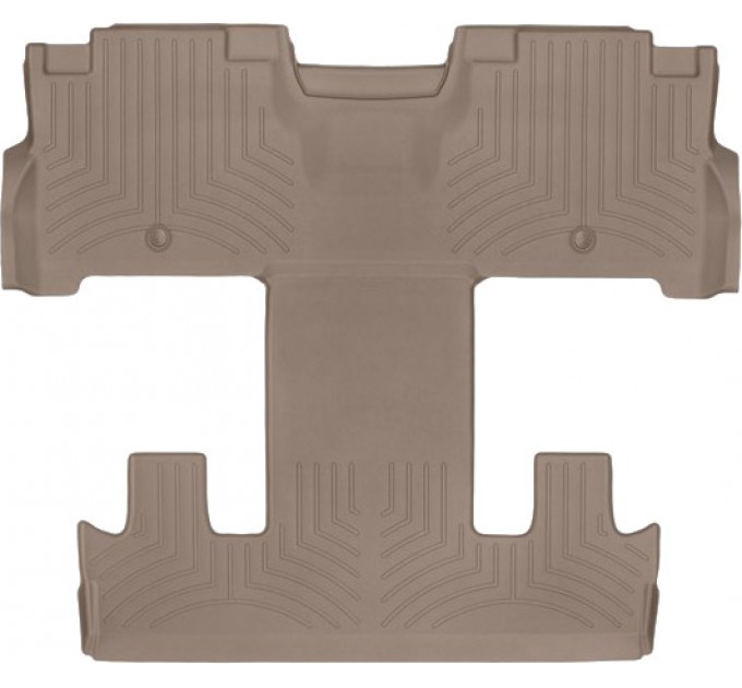 Коврики WeatherTech Beige для Ford Expedition Max (mkIV); Lincoln Navigator L (mkIV)(2 row bucket seats)(2-3 row) 2018-2020, цена: 6 424 грн.
