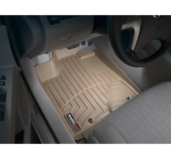 Коврики Weathertech Beige для Toyota Highlander (hybrid)(mkII)(1 row) 2008-2013, ціна: 6 216 грн.