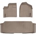 Коврики WeatherTech Beige для Dodge Grand Caravan (mkV)(1-2 row)(2 row bench)(no Stow & Go or Swivel & Go seats) 2008-2011, цена: 11 709 грн.