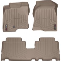 Коврики WeatherTech Beige для Saturn Vue (mkII)(1 fixing) 2008-2010