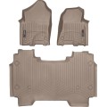 Коврики WeatherTech Beige для Dodge Ram (mkV)(crew cab)(1 row bucket seats)(no storage under 2 row) 2019→, цена: 13 915 грн.