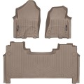 Коврики WeatherTech Beige для Dodge Ram (mkV)(crew cab)(1 row bucket seats)(with storage under 2 row) 2019→, цена: 13 915 грн.