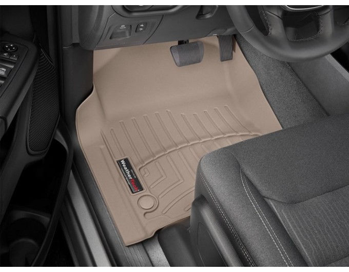 Коврики WeatherTech Beige для Dodge Ram (mkV)(quad & crew cab)(bucket seats)(1 row) 2019→, цена: 6 625 грн.
