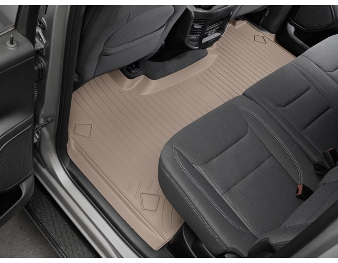 Коврики WeatherTech Beige для Dodge Ram (mkV)(crew cab)(1 row bucket seats)(no storage under 2 row) 2019→, цена: 13 915 грн.