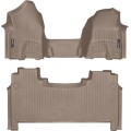 Коврики WeatherTech Beige для Dodge Ram (mkV)(crew cab)(1 row bench seats)(with storage under 2 row) 2019→, цена: 15 686 грн.