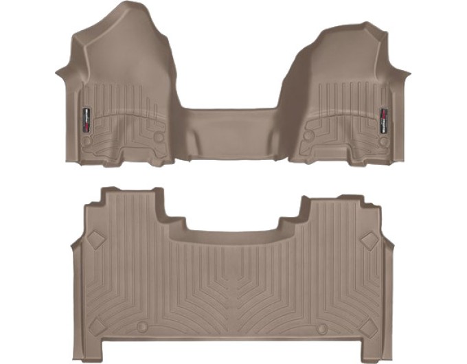 Коврики WeatherTech Beige для Dodge Ram (mkV)(crew cab)(1 row bench seats)(with storage under 2 row) 2019→, цена: 15 686 грн.