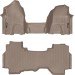 Коврики WeatherTech Beige для Dodge Ram (mkV)(quad cab)(1 row bucket seats) 2019→, цена: 15 686 грн.