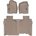 Коврики WeatherTech Beige для Chevrolet Silverado (mkIV); GMC Sierra (mkV)(crew cab)(1 row bucket)(no storage under 2 row) 2019→, цена: 13 915 грн.