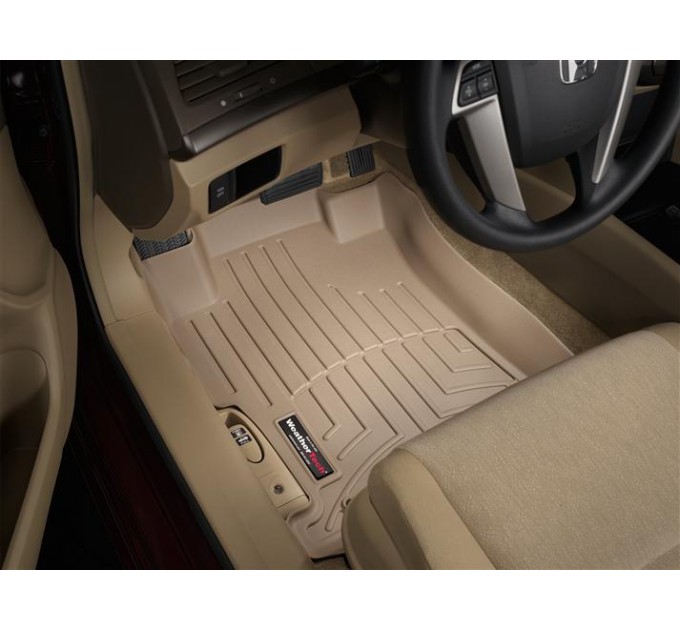 Коврики WeatherTech Beige для Honda Accord (mkVIII)(sedan & coupe)(CS1-CS2 / CP1-CP3)(1 row) 2008-2012 (USA), цена: 6 625 грн.