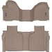 Коврики WeatherTech Beige для Chevrolet Silverado (mkIV); GMC Sierra (mkV)(crew cab)(1 row bench)(with storage under 2 row) 2019→, цена: 15 686 грн.