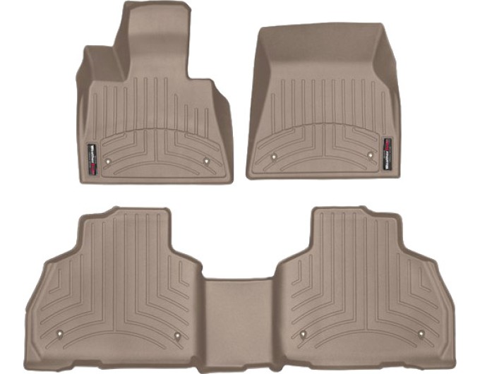 Коврики WeatherTech Beige для BMW X7 (G07)(7 seats)(1-2 row) 2019→, цена: 11 709 грн.