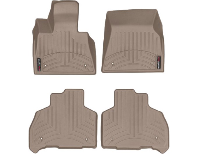 Коврики WeatherTech Beige для BMW X7 (G07)(6 seats)(1-2 row) 2019→, цена: 11 709 грн.