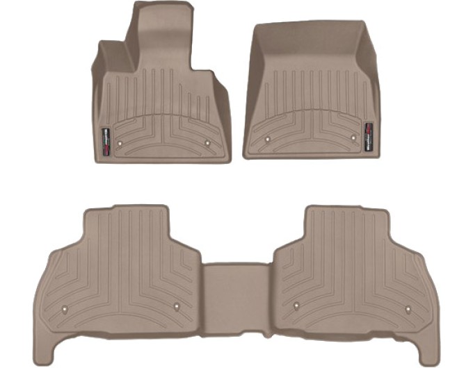 Коврики WeatherTech Beige для BMW X5 (F95; G05)(7 seats)(1-2 row) 2018→, цена: 11 709 грн.