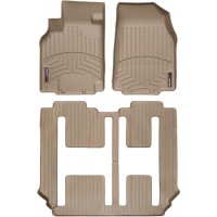 Коврики WeatherTech Beige для Mazda CX-9 (mkI)(1-2-3 row) 2007-2015