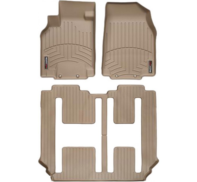 Коврики WeatherTech Beige для Mazda CX-9 (mkI)(1-2-3 row) 2007-2015, цена: 12 640 грн.