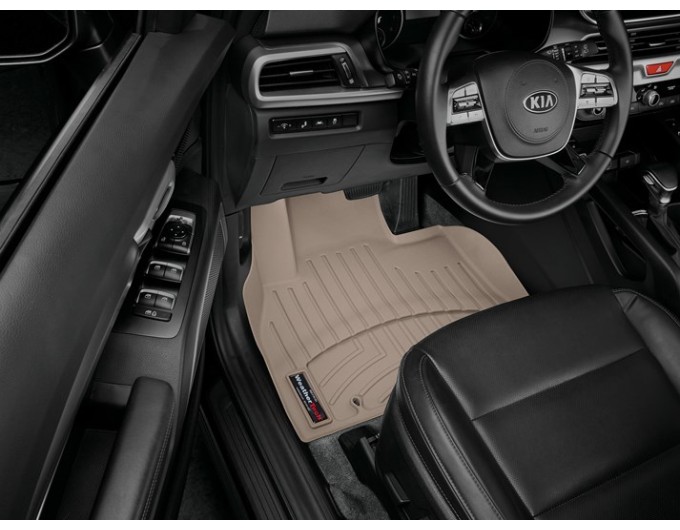 Коврики WeatherTech Beige для Kia Telluride (mkI)(1 row) 2020→, цена: 6 625 грн.