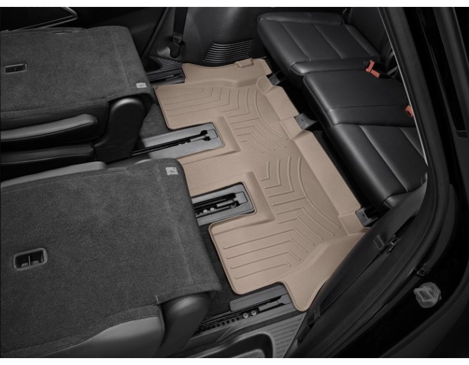 Коврики WeatherTech Beige для Kia Telluride (mkI)(3 row) 2020→, цена: 4 863 грн.