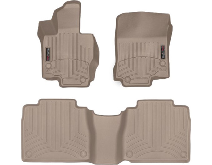 Коврики WeatherTech Beige для Mercedes-Benz GLS-Class (X167)(7 seats)(no cup holder on console)(1-2 row) 2019→, цена: 11 488 грн.
