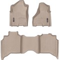 Коврики WeatherTech Beige для Dodge Ram 2500HD (mkV)(crew cab)(1 row bucket) 2019→, цена: 13 915 грн.