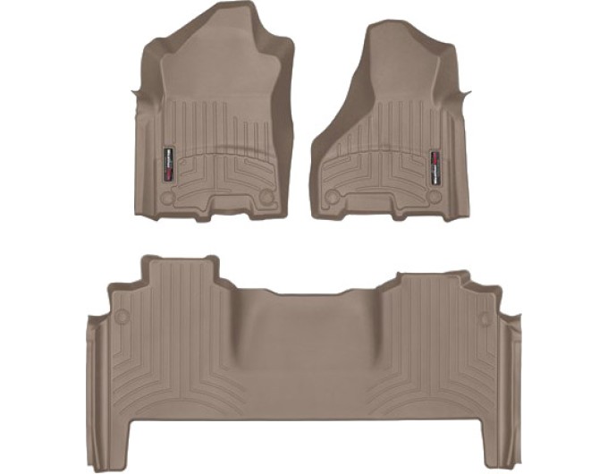 Коврики WeatherTech Beige для Dodge Ram 3500HD (mkV)(mega cab)(1 row bucket) 2019→, цена: 13 915 грн.