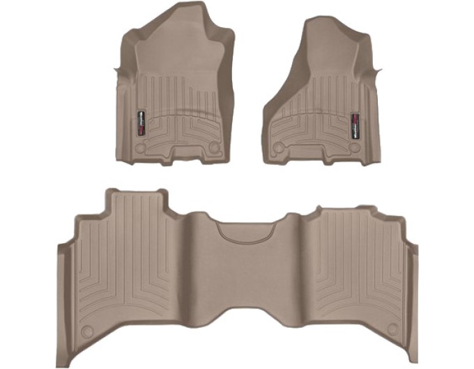 Коврики WeatherTech Beige для Dodge Ram 3500HD (mkV)(crew cab) 2019→, цена: 13 915 грн.