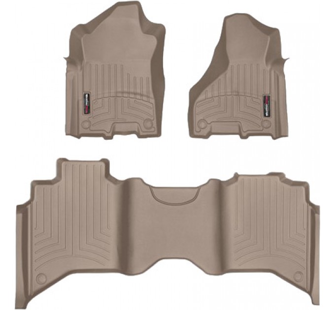 Коврики WeatherTech Beige для Dodge Ram 3500HD (mkV)(crew cab) 2019→, цена: 13 056 грн.