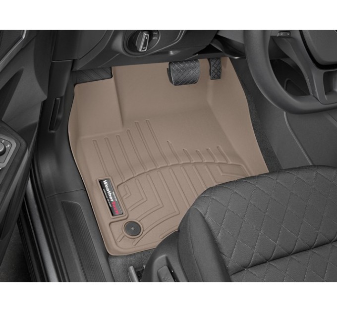 Коврики Weathertech Beige для Volkswagen Atlas (mkI)(2 fixings)(2 row bench seats)(1-2 row) 2019→, ціна: 10 779 грн.