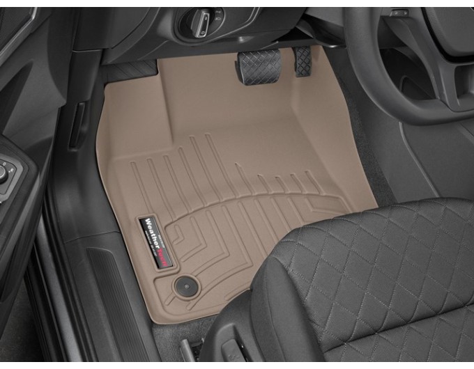 Коврики WeatherTech Beige для Volkswagen Atlas (mkI)(2 fixings)(1 row) 2019→, цена: 6 625 грн.