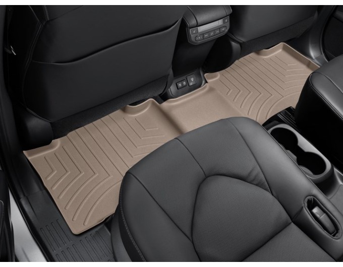 Коврики WeatherTech Beige для Toyota Highlander (mkIV)(not hybrid)(2 row) 2019→, цена: 4 863 грн.