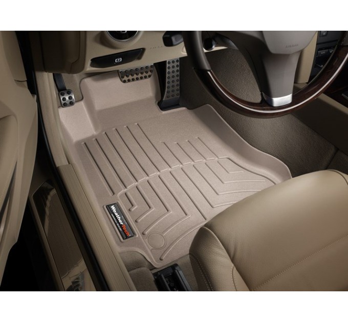 Коврики Weathertech Beige для Mercedes-Benz C-Class (sedan, wagon & coupe)(W204/S204/C204) / E-Class (coupe & cabrio)(C207/A207)(2 fixing posts)(1 row) 2008-2014, ціна: 6 216 грн.