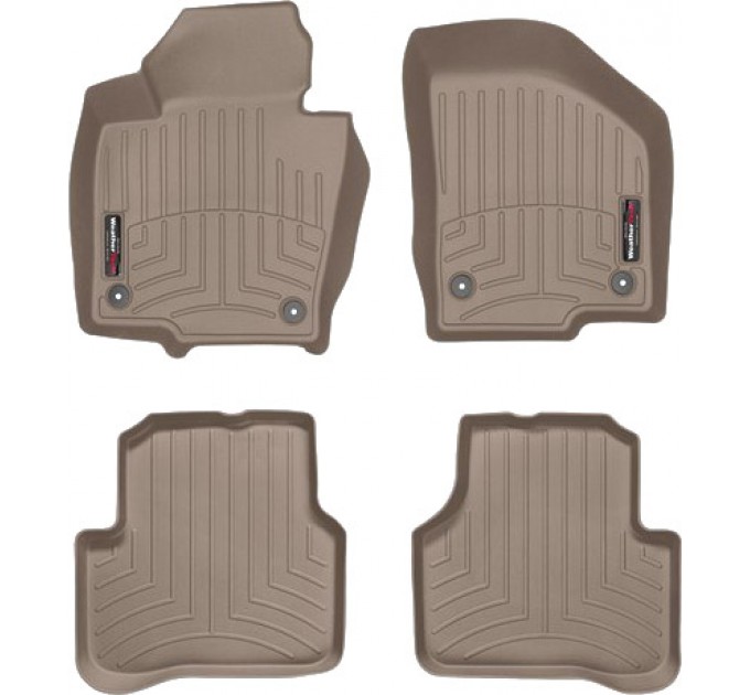 Коврики Weathertech Beige для Volkswagen Passat / Passat CC (B6-B7)(4 post fixings) 2007-2015 automatic, ціна: 9 948 грн.