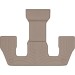 Коврики WeatherTech Beige для Jeep Grand Cherokee (WL)(long)(2 row bucket seats)(3 row) 2021→, цена: 4 863 грн.