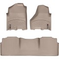 Коврики WeatherTech Beige для Dodge Ram (mkIV)(mega cab)(1 fixing hook)(with Full Lenght Console)(no PTO Kit)( 2009-2012, цена: 11 709 грн.