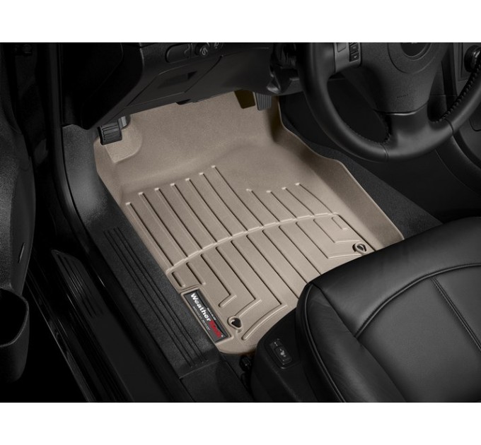 Коврик Weathertech Beige для Pontiac G6 (sedan)(mkI)(1 row)(2 fixing hooks) 2005-2010, ціна: 6 216 грн.