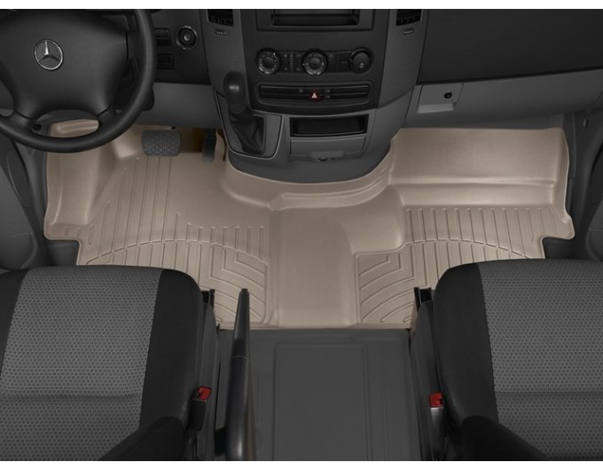 Коврики WeatherTech Beige для Mercedes-Benz Sprinter (mkII)(cargo); Dodge Sprinter (mkI)(cargo) 2006-2018, цена: 12 373 грн.